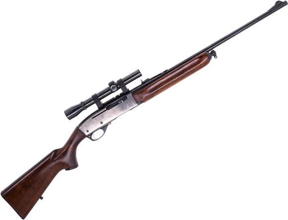 Picture of Used Remington Model 740 Woodsmaster Semi-Auto 308 Win, 22" Barrel, With Weaver K3 60-B 3x Scope, One Mag, Good Condition