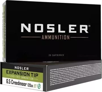 Picture of Nosler E-Tip Rifle Ammo - 6.5 Creedmoor, E-Tip, 120Gr, Lead-Free, 20rds Box