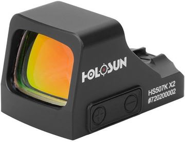 Picture of Holosun Reflex Sights - HE507K-X2-ACSS Series Micro Reflex Sight, Black, ACSS Vulcan Dot Green, 10 DL & 2 NV Compatible, 7075 Aluminum Housing, 40,000 Hourd Battery Life.