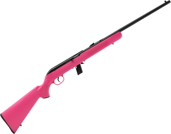 Picture of Savage Arms Model 64 F Semi-Auto Rifle - 22 LR, 21", Matte Blued, Pink Synthetic, 10rds