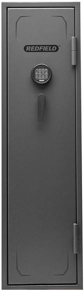 Picture of Redfield Gun Safes  - 12 Gun Safe, Electronic Lock, 14ga  Steel, 53"x15.5"x16", Fire Rating Of 20 Minutes At 1200�F, Grey