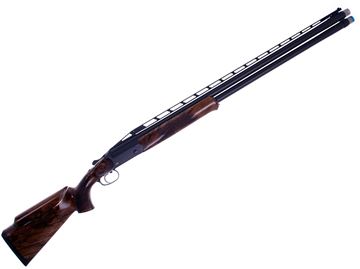 Picture of Blaser F3 Supersport Over/Under Shotgun - 12Ga, 3", 32", Vented Adjustable Rib, Blued, Black Receiver w/Gold-Colored F3 Logo, Grade 5 Walnut Stock w/Adjustable Comb and Schnabel Fore-End, Front Bead / Mid Bead, Kickeez Recoil Pad, Spectrum Extended Choke