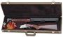 Picture of Browning Gun Cases, Fitted Gun Cases - Traditional Over/Under With Extra Barrel, 32 Shotgun Takedown Case, 33.875" x 8.75" x 3.5", Classic Brown, Wood Frame, Vinyl Shell, Antique Brass Trim