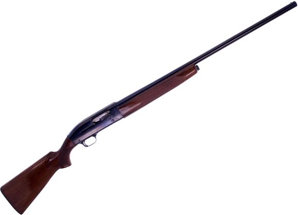 Picture of Used Winchester Model 50 Semi-Auto Shotgun - 12Ga, 28", 2-3/4" Chamber, Fixed Mod, Gloss Blue, Walnut Stock, Good Condition