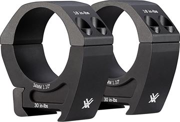 Picture of Pro Series Scope Rings, Aluminum, 34MM, Low, .95''/24.13mm, Matte Black