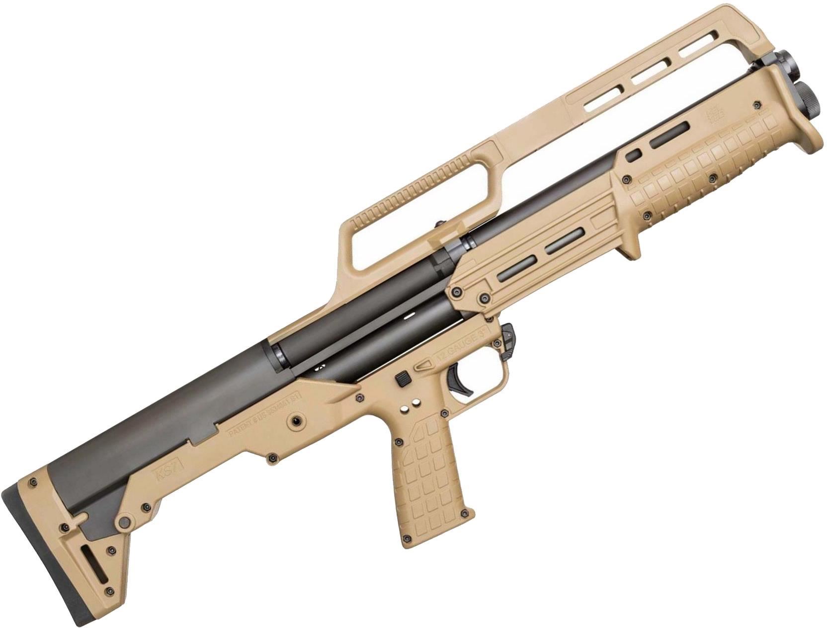 KelTec KS7 Pump Action Shotgun 12Ga, 3", 181/2", Parkerized, Tan