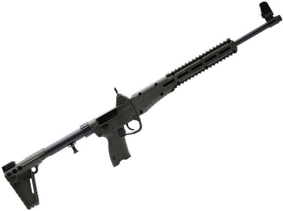 Picture of Kel-Tec Sub-2000 Semi-Auto Carbine - Gen 2, 9mm, 18.5", Blued, Green Synthetic Stock, Glock Magazine, 10rds