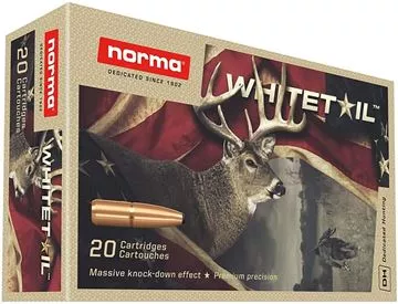 Picture of Norma Whitetail Ammo - 243 Win, 100Gr, SP, 20rds Box