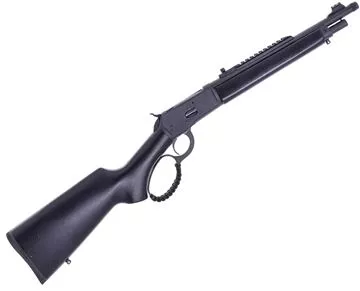 Picture of Chiappa 1892 NSR Carbine Lever Action Rifle - 44 Rem Mag, 13", Matte Black, Black Painted Stock, Paracord Sling & Lever Wrap, Skinner Sight & Fiber Optic Front Sight, Top Rail, Threaded, 4rds