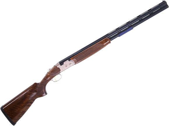 Picture of Beretta 686 Silver Pigeon I Sporting Over/Under Shotgun - 12Ga, 3", 28", Cold Hammer Forged, Vented Rib, Blued, Floral Engraving Receiver, Schnabel Forend, Selected Walnut Stock, Optima HP Choke (C,IC,M,IM,F)