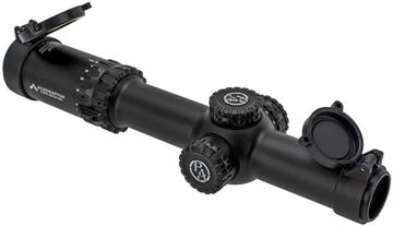 Picture of Primary Arms Optics, Silver Series (SLx8) Riflescopes - 1-8x24mm, 30mm, First Focal, ACSS Raptor 5.56 Illuminated Reticle, Capped Turrets.