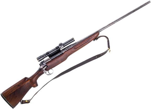 Picture of Used Remington Model 1917 Bolt-Action 30-06 Sprg, 24" Barrel, Sporterized, With Weaver K2.5 2.5x Scope, Leather Sling, Barrel Pitted, Poor Condition