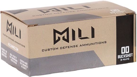 Picture of MILI Custom Shotgun Ammo - 12Ga, 2-3/4", 00 Buck Shot 9 Pellets, 1350fps, 150rds Case