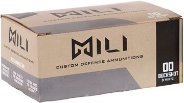 Picture of MILI Custom Shotgun Ammo - 12Ga, 2-3/4", 00 Buck Shot 9 Pellets, 1350fps, 10rds Box