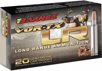 Picture of Barnes VOR-TX Long Range Rifle Ammunition - 6.5 prc, 127gr, LRX BT, 20rds Box