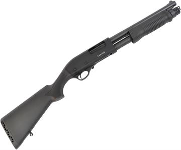 Picture of Akkar Churchill 612 Synthetic Pump Action Shotgun - 12Ga, 3", 12", Matte Black, Synthetic Stock, 4rds, Rifle Front Sight, Fixed Cylinder