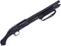 Picture of Used Mossberg 590 Shockwave Pump Action Shotgun - 12Ga, 3", 14", Matte Blued, Black Synthetic Birdhead Stock, 6rds, Bead Sights, Strapped Forend, With Crimson Trace Laser Saddle, Excellent Condition