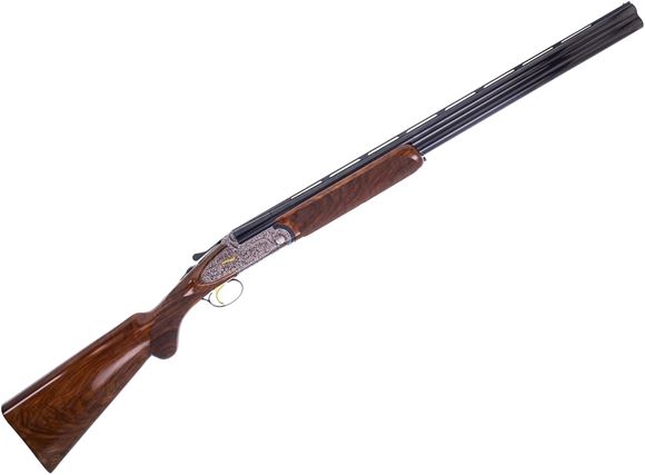 Picture of Rizzini Artemis Light Over/Under Shotgun - 12Ga, 3", 28", Vented Rib, Scoll Engraved Receiver With Gold Loin On The Bottom By Bottega Giovannelli , Grade 2.5 Turkish Walnut Stock w/ Prince Of Wales Grip, 14-5/8" LOP, 5 Chokes