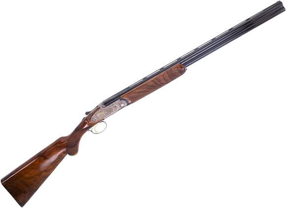 Picture of Rizzini Artemis Light Over/Under Shotgun - 20Ga, 3", 28", Vented Rib, Scoll Engraved Receiver With Gold Loin On The Bottom By Bottega Giovannelli , Grade 2.5 Turkish Walnut Stock w/ Prince Of Wales Grip, 14-5/8" LOP, 5 Chokes