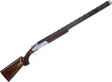 Picture of Rizzini S2000 Sporting Over/Under Shotgun - 12Ga, 3", 30", Vented Rib, Fully Engraved frame & Sideplates By Bottega Giovannelli , Grade 2.5 Turkish Walnut Stock w/ Adjustable Comb, 14-5/8" LOP, 5 Chokes