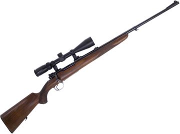 Picture of Used Husqvarna 640 Bolt-Action 8x57mm Mauser, 24'' Barrel, With Vortex Crossfire II 4-12x44mm Scope, Boyd's "Bold" Trigger w/Side Safety, Crack Behind Tang Overall Good Condition