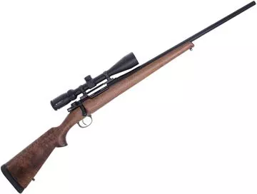 Picture of Used Custom Mauser 98 Bolt-Action 270 Win, 23" Free Floated Shilen Barrel, With Vortex Crossfire II 4-12x44mm Scope, Cerakote Finish, Glass Bedded Walnut Stock, Good Condition