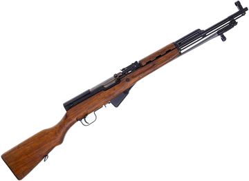 Picture of Chinese SKS Type 56 Semi Auto Rifle - 7.62x39mm, 20'' Chrome-Lined Barrel, Spike Bayonet, Wood Stock. One Stripper Clip, Oil Bottle.