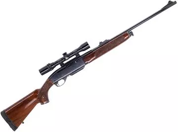 Picture of Used Remington 742 Woodsmaster Semi-Auto 30-06 Sprg, 22" Barrel, With Bushnell Scopechief IV 2.5-8x32mm, Limbsaver Recoil Pad (Degrading), One Mag, Very Good Condition