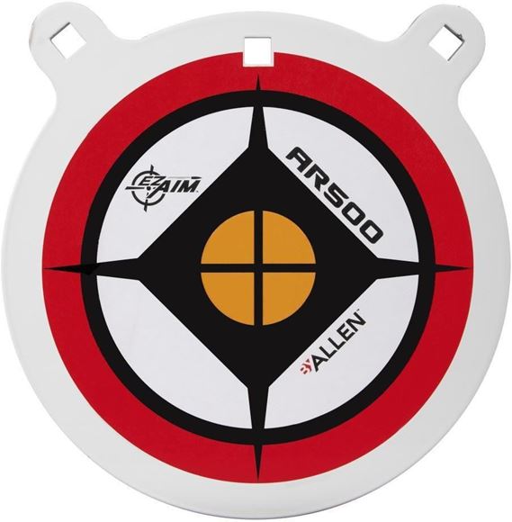 Picture of Allen EZ-Aim 10" X 3/8" AR500 Steel Gong Shooting Target - White