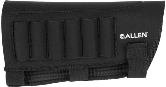 Picture of Allen Shooting Accessories - Mesa Neoprene Buttstock Shell Holder, 6 Cartridges,  Black