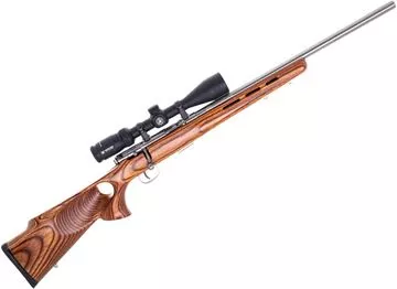 Picture of Used Savage 93 BTVSS Bolt Action Rifle, 22 WMR, Vortex DIamondback HP 4-16x42, 21" Heavy Stainless Barrel, Laminate Thumbhole stock, 5rd, Excellent Condition