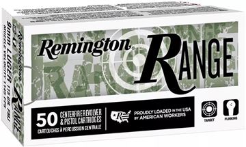 Picture of Remington Range Handgun Ammo - 9mm Luger, 124Gr, FMJ, 50rds Box