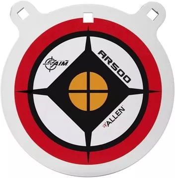 Picture of Allen Shooting Accessories - EZ Aim 10" x 3/8" AR500 Steel Gong Shooting Target, White