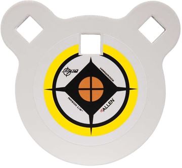Picture of Allen Shooting Accessories - EZ Aim 4" x 1/2" AR500 Steel Gong Shooting Target, White