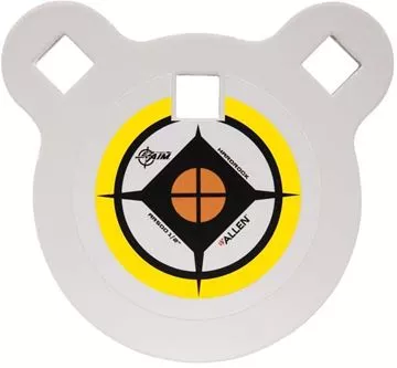 Picture of Allen Shooting Accessories - EZ Aim 4" x 1/2" AR500 Steel Gong Shooting Target, White