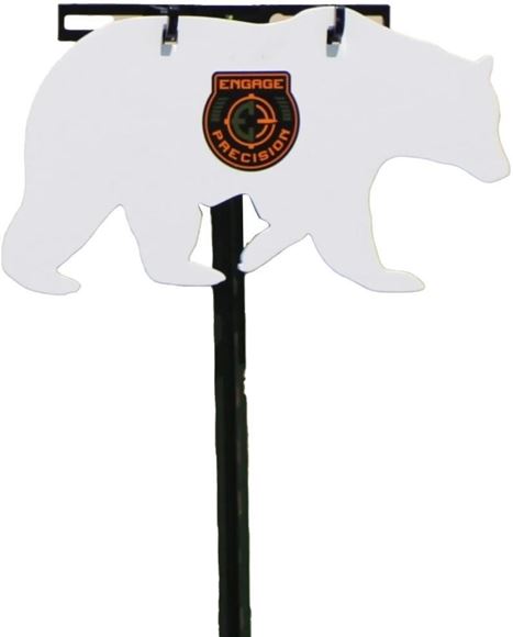 Engage Precision AR500 Steel Silhouette Rifle Target. Reliable Gun ...