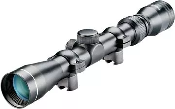 Picture of Tasco 22 Riflescopes - 3-9x32mm, 1", Matte, 30/30, 1/4 MOA Click Value, MML FC (MAgenta Multi-Coated Fully Coated), w/Rimfire Rings