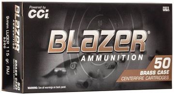 Picture of CCI Blazer Brass Pistol Ammunition