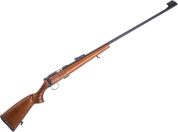 Picture of Used CZ 455 Jaguar Bolt-Action Rifle, 22LR, 28" Barrel, Blued, Walnut Stock, Iron Sights, 1 Magazine, Original Box Excellent Condition