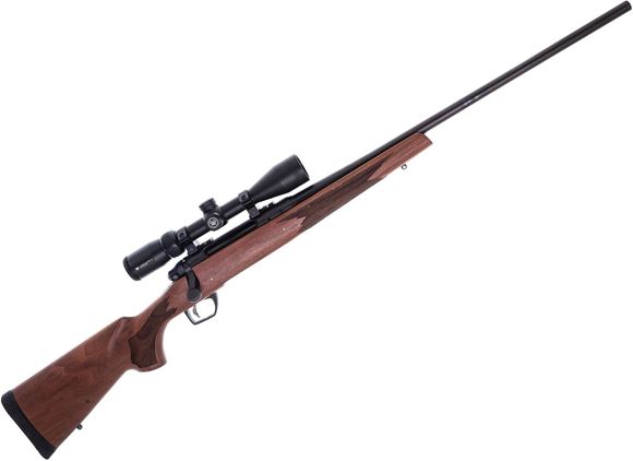 Picture of Used Remington Model 783 Walnut Bolt Action Rifle - 300 Win Mag, 24", Carbon Steel, Blued, American Walnut Stock, CrossFire Adjustable Trigger, w/3-9x40mm Scope, 1 Magazine, Good Condition