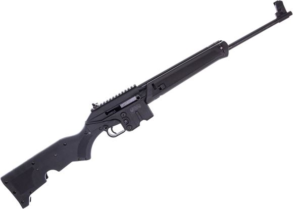 Picture of Used Kel-Tec Su16F Semi-Auto Rifle, 223 Rem, 18.5" Barrel, Black Synthetic Stock, Iron Sights, Bipod Forend, 1 Magazine, Very Good Condition