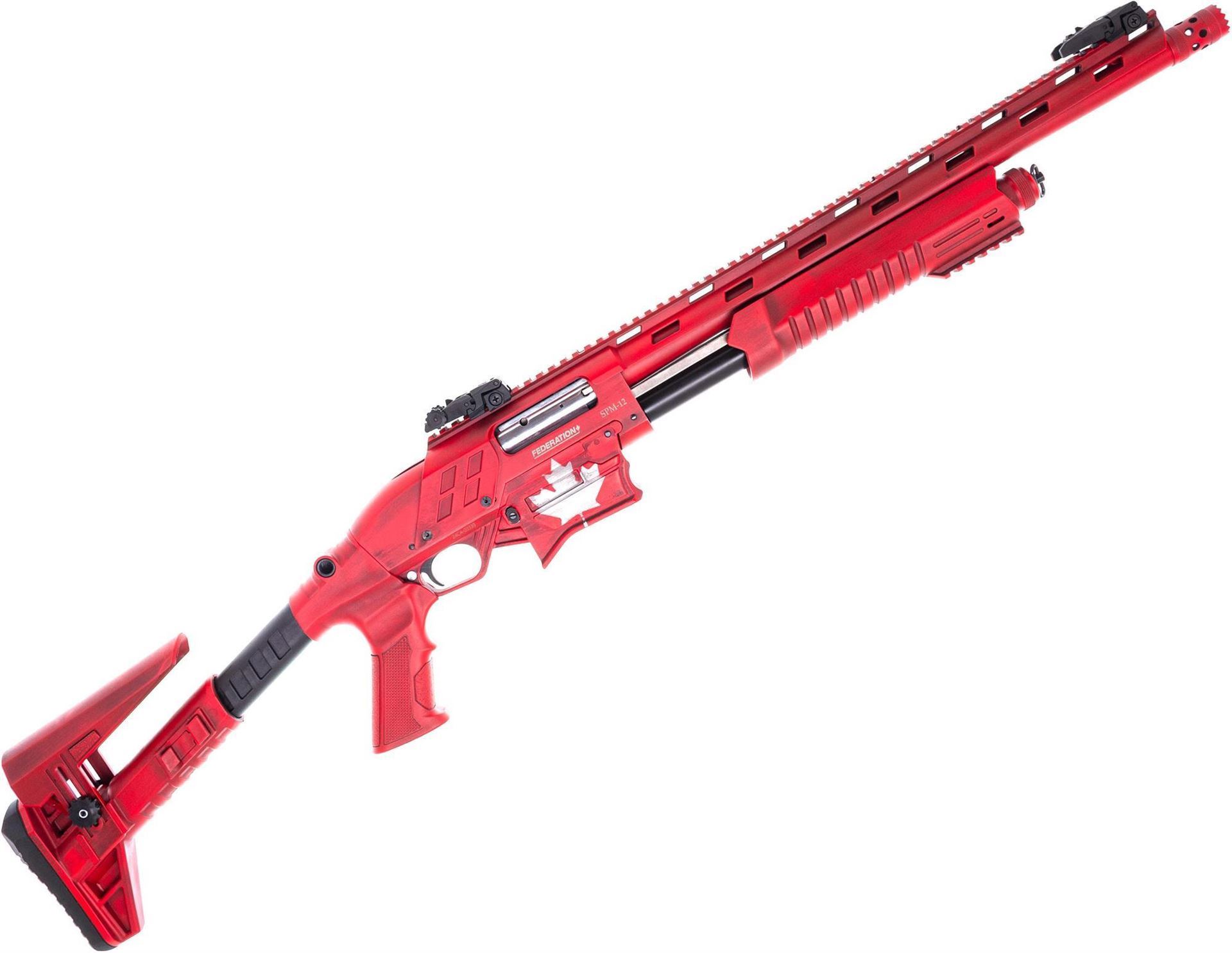 Used Federation Arms SPM12 Spring Assist Pump-Action Shotgun, 12Ga, 18. ...