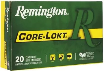 Picture of Remington Core-Lokt Centerfire Rifle Ammunition