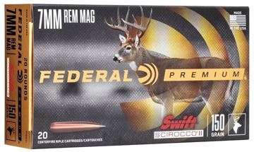 Picture of Federal Permium Swift Scirocco II Rifle Ammunition