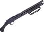 Picture of Used Mossberg 590 Shockwave Pump-Action Shotgun, 12Ga, 3", 14" Barrel, Blued, Synthetic Birds Head Grip, Velcro Side Saddle Mounting Patch, Cylinder Bore, Good Condition