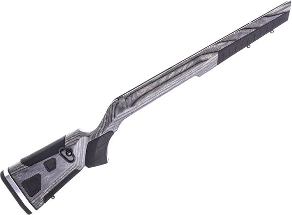 Picture of Used Boyds At One Rifle Stock, CZ452 Bull Barrel Footprint, Gray Laminate, Adjustable LOP & Cheek Riser, Very Good Condition