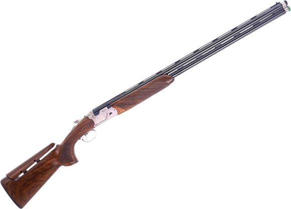 Picture of Used Beretta 694 Sporting Over-Under Shotgun, 12Ga, 30" Barrel, Blued, Wood Stock, Vented Rib, Vented Barrel, Adjustable Comb, Optima HP Extended Choke Set (IM, M, IC, C, SK), Original Hard Case, Excellent Condition