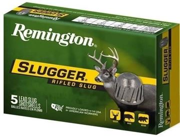 Picture of Remington Slugger HP Rifled Slugs Shotgun Ammo - 16Ga, 2-3/4", 4/5oz, HPRS, 5rds Box, 1600fps