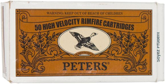 Picture of Peters High Velocity Rimfire Cartridges