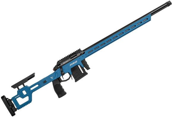Picture of Victrix Armaments Venus Pro Bolt-Action Rifle - 22 LR, 24" bull barrel Threaded 1/2-28, EVO Button Folding Monobloc Chassis With Anschutz-Type Middle Rail And An Integrated Arca Rail, Interchangeable Barricade Stop, 20 MOA Removable Rail, Hit Blue, Single